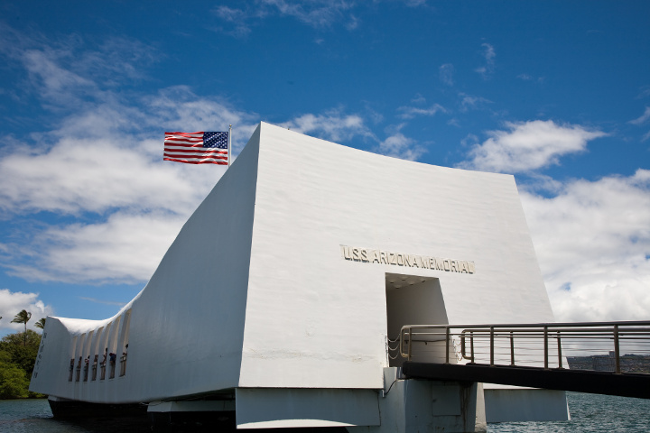  U.S.S. Arizona Memorial in Pearl Harbor